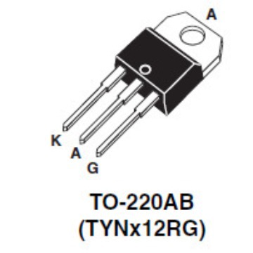 单向可控硅 TYN612RG TNY612