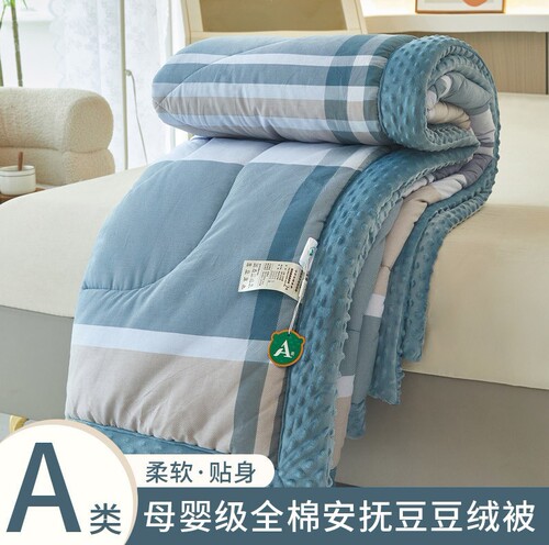 Cotton A-Grade Baby & Maternity Bean Bag Quilt Spring & Autumn Pillow Top Winter Quilt Washable Machine Washable Thick Warm Bean Fleece