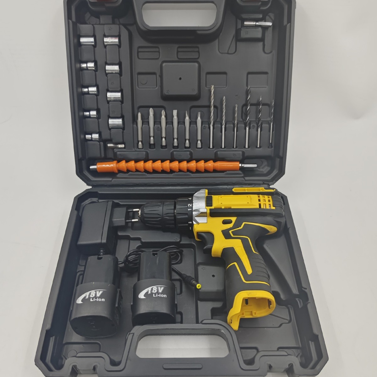 Fábrica directa venta transfronteriza 12V impacto de doble velocidad de doble velocidad taladro eléctrico de litio destornillador eléctrico conjunto de herramientas eléctricas