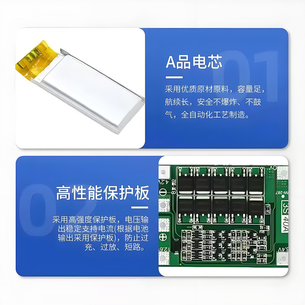 Capacious lithium battery