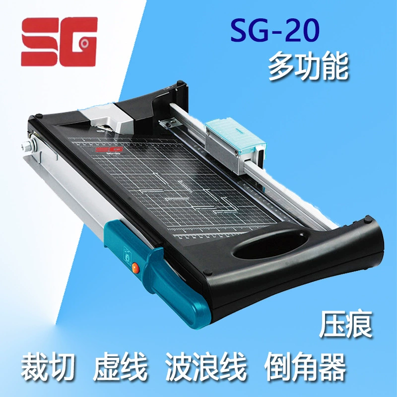 SG-20 многофункциональный нож для резки бумаги SG-21 пунктирная круглая угловая машина для вытяжки волнистая линия линейная машина для резки бумаги