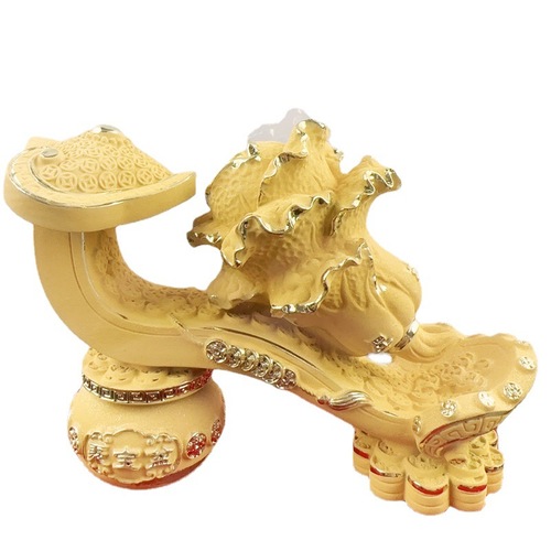 Cabbage ornaments, Rongsha gold Baicai Ruyi three-piece set, gold cabbage ornaments, Jindian Insurance Company 4S store gifts