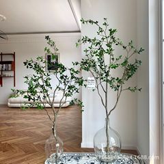 楼夏家は緑植の大型の偽植物の装飾の盆栽をシミュレーションします。