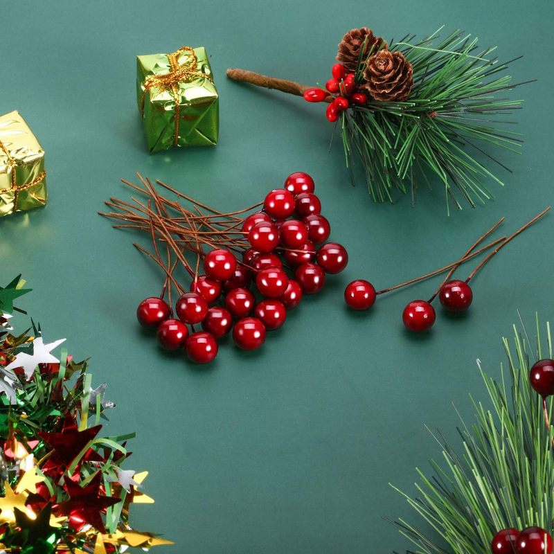 Simulation Berry foam red fruit black red ball home decoration Christmas decoration accessories Holly fruit fortune fruit