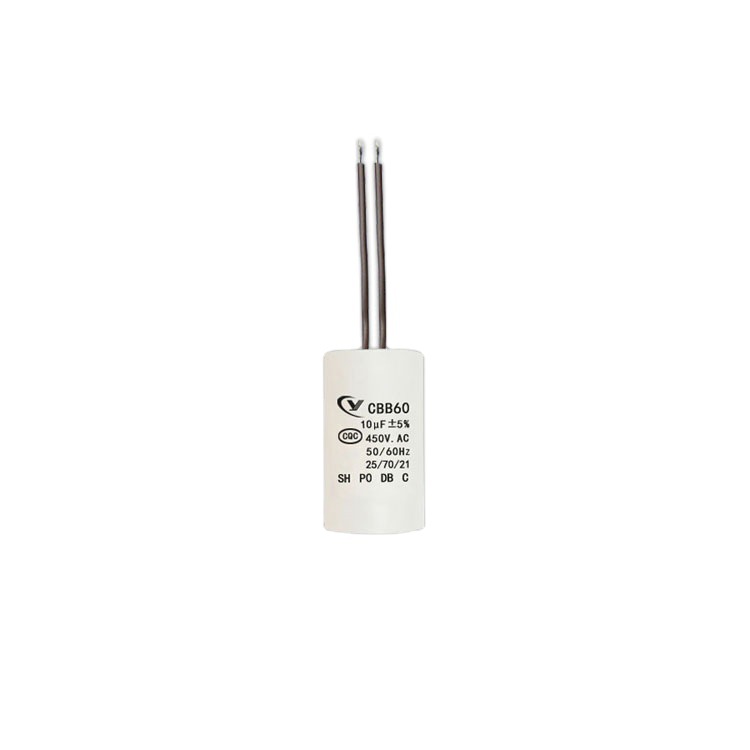 纯源CBB60 10uF/450V.AC厂家批发跑步吊运榨汁机VDE聚丙烯 电容器