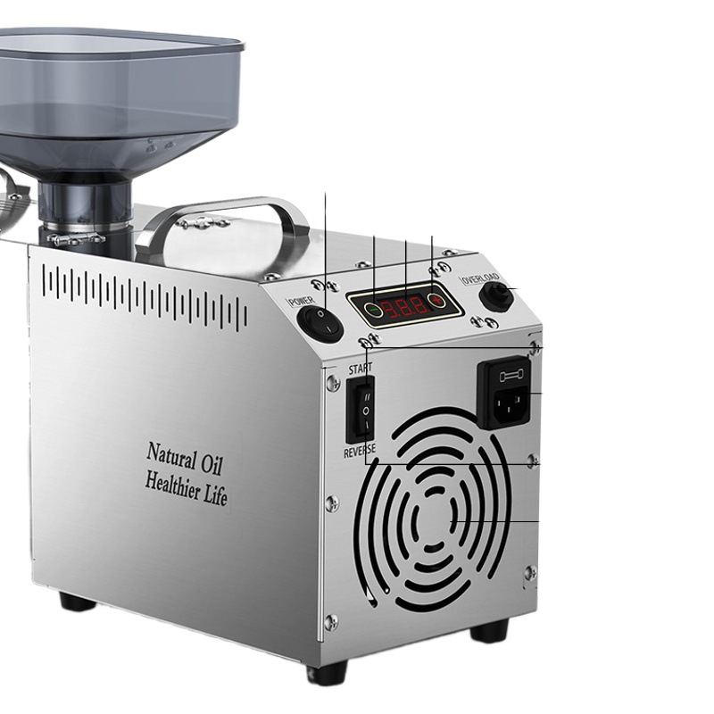 Aceite press110v/220V venta al por mayor transfronteriza prensa de aceite espiral pequeño control de temperatura inteligente aceite de cocina equipo D0