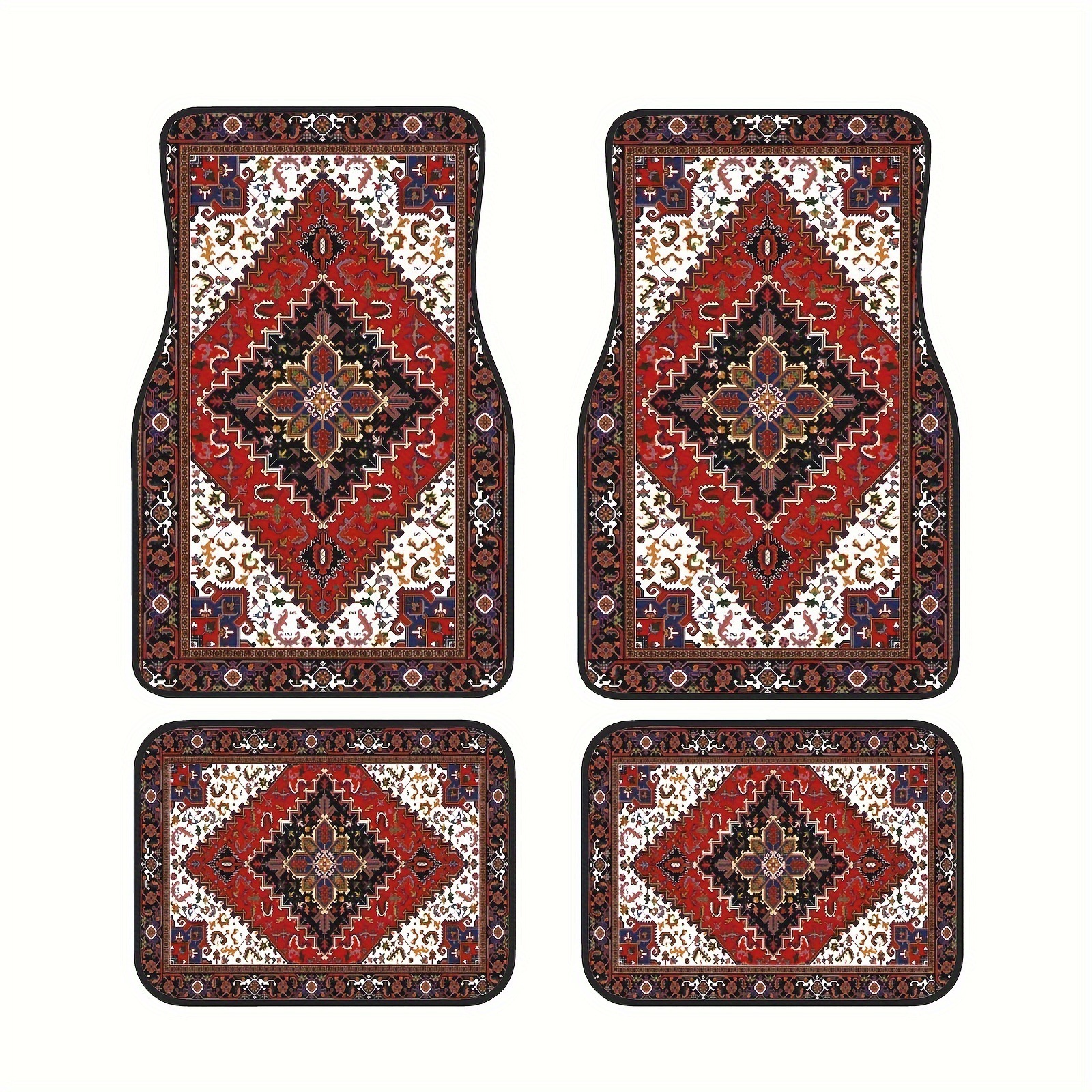Cross-border American skeleton Halloween car mats easy to clean crystal velvet decorative mats Amazon a generation of hair