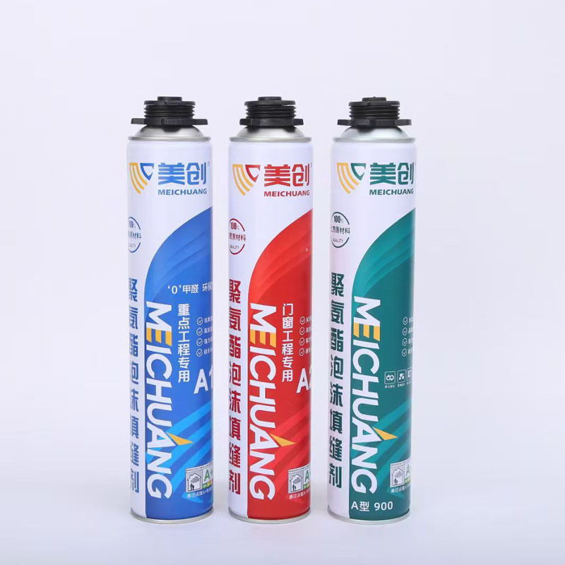 美创泡沫胶聚氨酯发泡剂整箱批发木门安装填缝剂堵洞密封发泡胶
