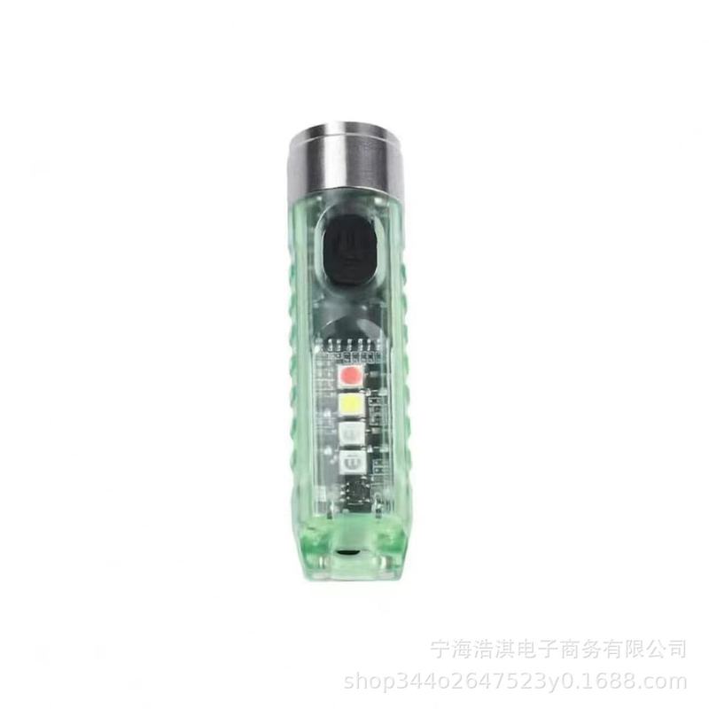 クロスボーダー屋外 LED キーホルダーライトミニポータブル警告ライト懐中電灯充電式ポータブル磁気小型懐中電灯|undefined