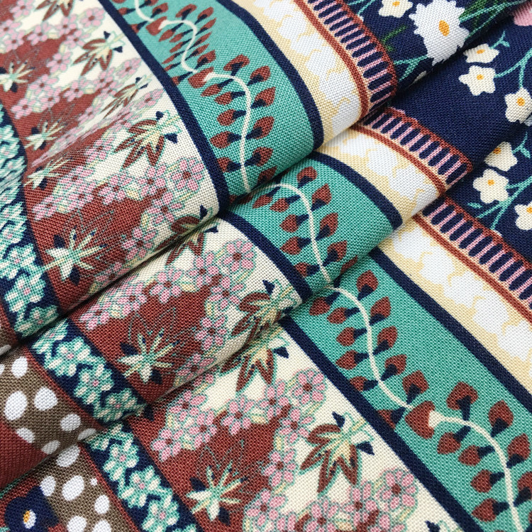 Nueva moda 120gsm 45s rayon hawaiano impresión tela rayon plana 100% pegajosa