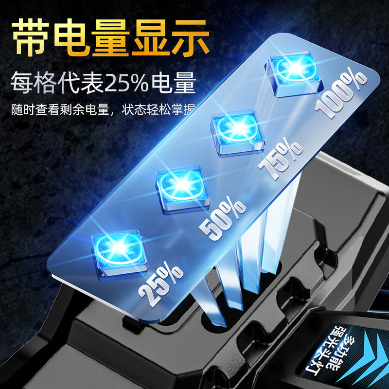 Nuevo faro transfronterizo luces de pesca nocturna multifuncionales al aire libre con lámpara de iluminación de visualización eléctrica lámpara de bicicleta montada en la cabeza