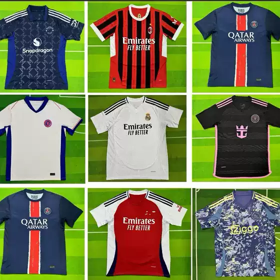 Real Madrid Jersey Paris Barcelona Chelsea Portugal Dortmund Inter Milan Arsenal Atletico AC Soccer Jersey