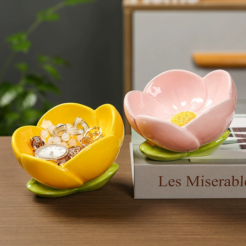 Цветок тюльпана, украшения для входа на крыльце, хранилище для ключей, керамическая стойка для входной двери, украшения для обувного шкафа