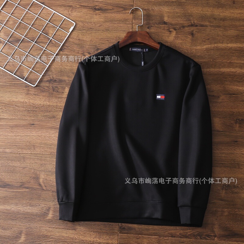 Tommy hilfiger/汤米 2025秋冬新品男女情侣款休闲刺绣简约毛圈卫|undefined