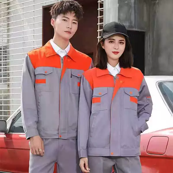 Orange top and gray top