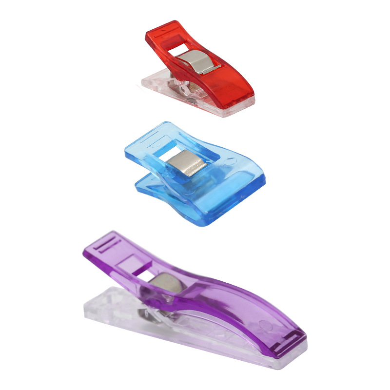 Especial transfronterizo para hacha fuerte bolsa de sellado de plástico clip lateral posicionamiento patchwork coser pequeño clip foto clip al por mayor
