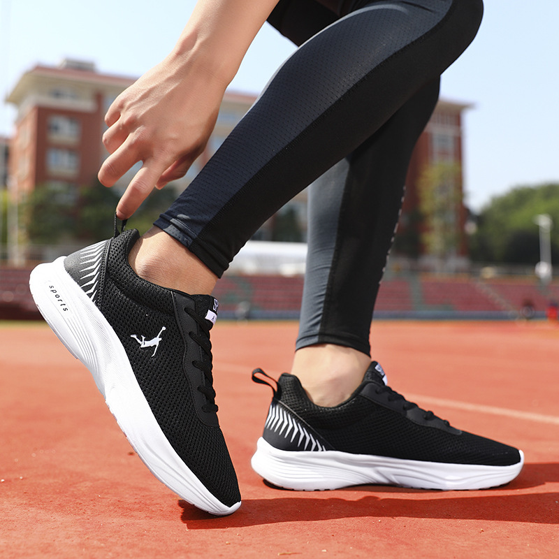 Putian Genuine High-Quality Running Shoes for Men in Summer New Soft-Soled Lightweight Sports and Casual Shoes Breathable Mesh Shoes