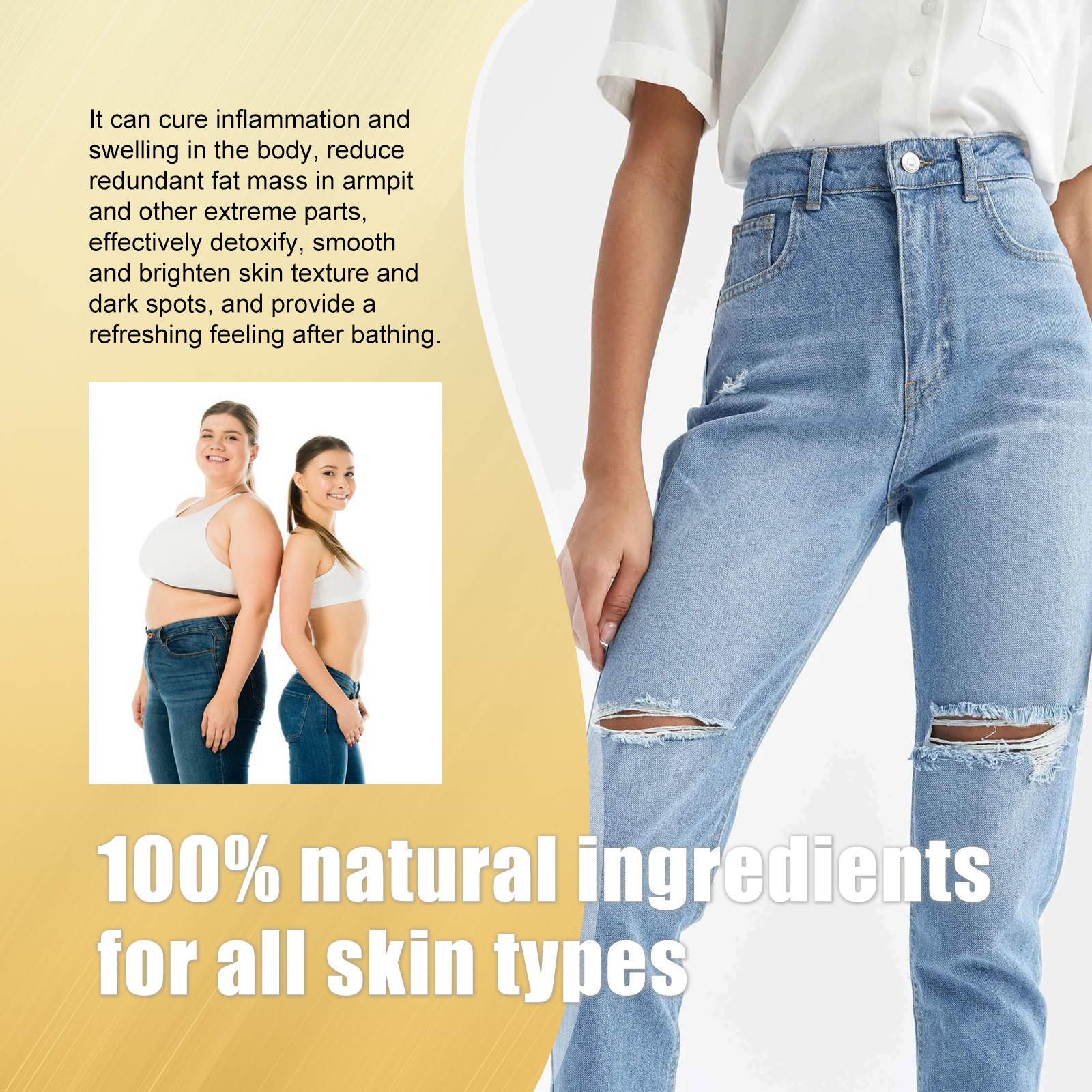 Jaysuing Shaping Bath Tablet Firms the Body Skin, Slimming, Repairs Lymphatic Swelling, and_voghion.com