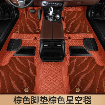 Floor Mats Embedded 360 Aviation, Ayaqaltılar (Kovriklər) - national-package-installation-brown-brown-starry-sky-blanket