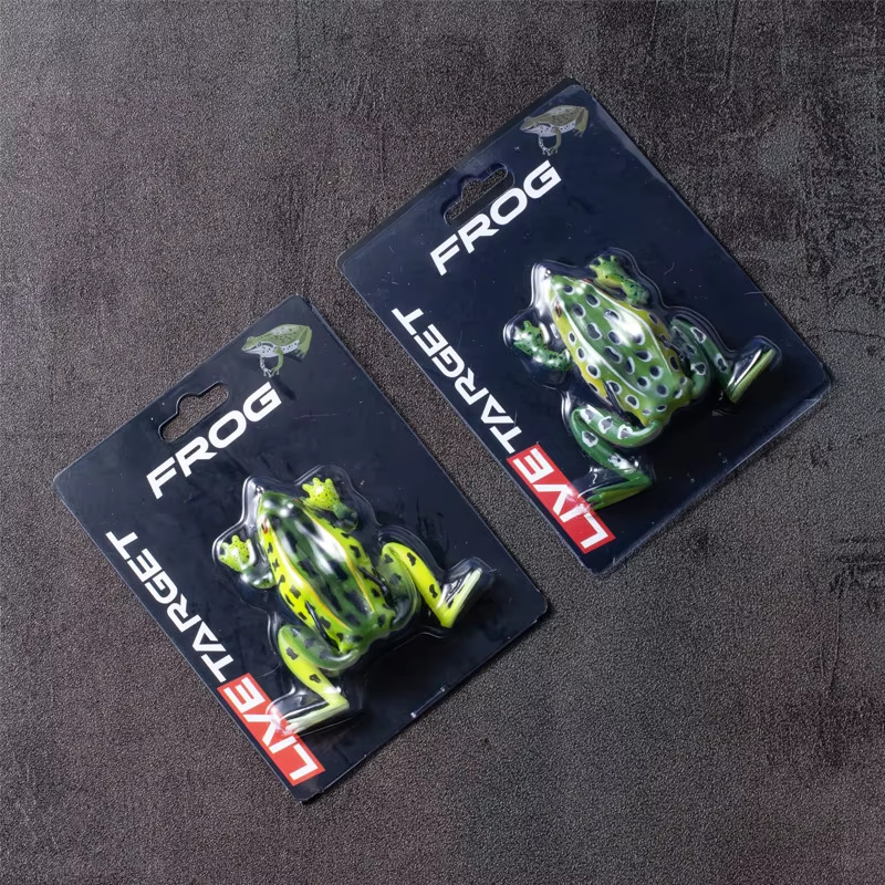 Fishing fish bait is bionic with legs frog, bait, hard bait, Luya fake bait, simulation bark, bass bass and lift the mouth temptation fish effect 3