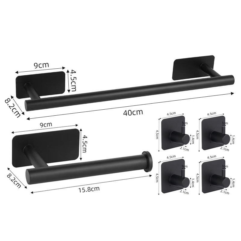 Juego de Accesorios de Baño de Acero Inoxidable para Baño image 5