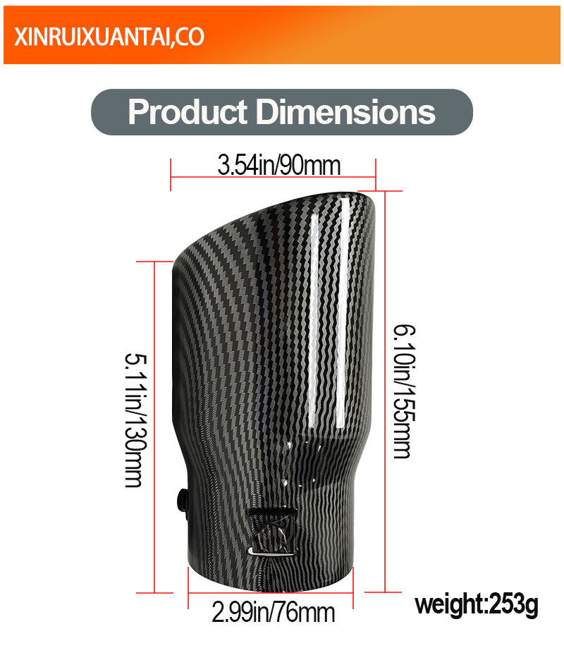 Suitable for 09-10 Models of Rav4, Highlander, Crv, Grand Vitara, Pajero Car Water Transfer Print Tail Throat