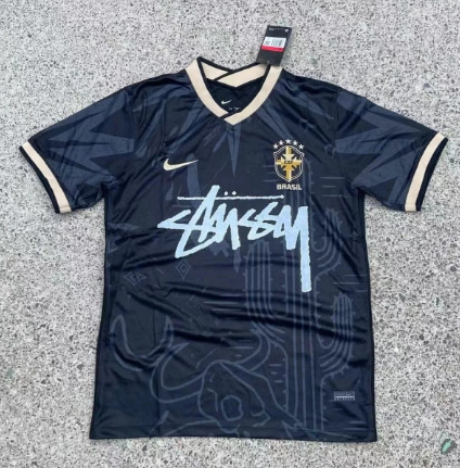 スタッシーシグネチャージャージ人気スタイルカジュアル半袖パリフラメンゴ恶魔島サッカーユニフォーム高品質|undefined