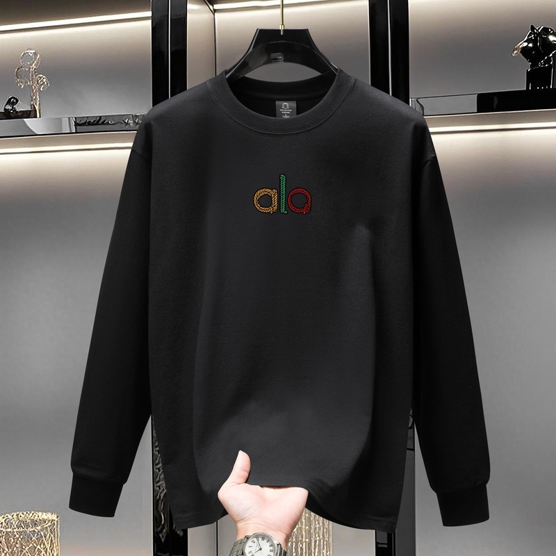 春秋时尚卫衣男字母logo宽松时尚潮流休闲男女同款长袖T恤打底衫|undefined