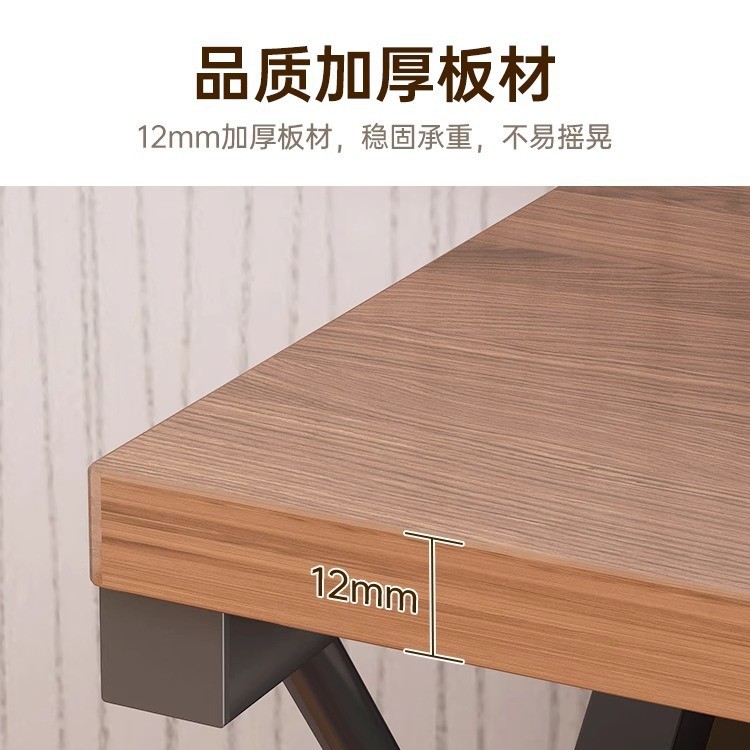 Estante de Escritorio para Impresora, Acero y Madera, Multifuncional, para Oficina image 5