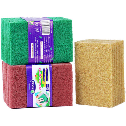 Household scouring pad, kitchen rust and decontamination cleaning cloth, thickened sand-containing pot scrubber, large dishwashing towel, rag wholesale
