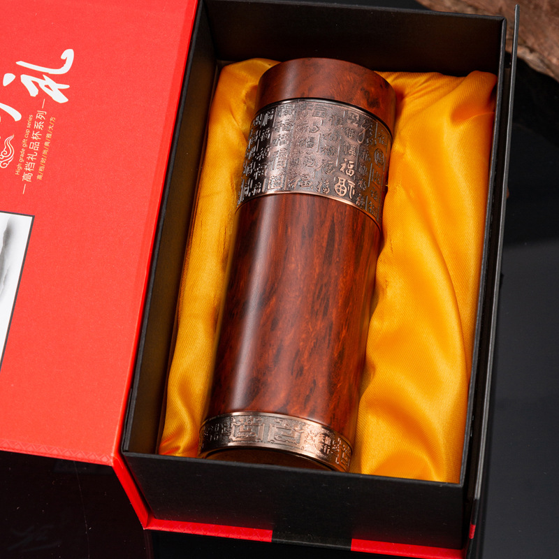 Yixing taza de aislamiento de arena púrpura, taza de té de burbujas para mujeres y hombres, regalo de cumpleaños para padres y maestros.