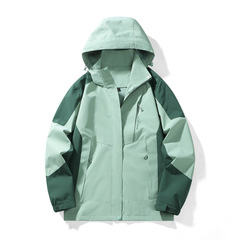 アウトドア登山カップル春秋突撃服防水防風通気運動フード付きジャケット登山服カップル