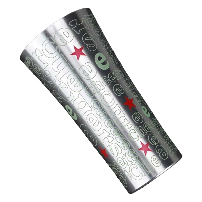 Internet celebridad cambio de color taza de alúmina cambio en frío vidrio de cerveza de aluminio metal Cola bebida fría taza resistente a la caída taza de camping al aire libre