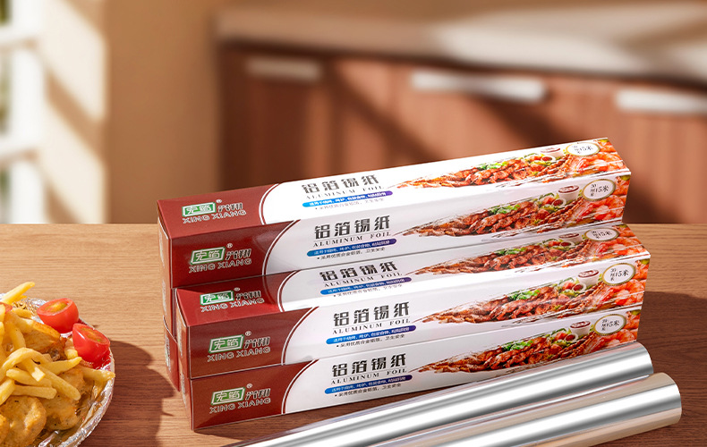 Kalay folyo hava fritöz özel alüminyum folyo barbekü kutusu sızıntısı ev pişirme barbekü tek kullanımlık kalay folyo