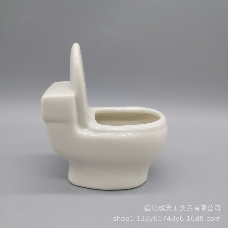 Creative Mini Toilet Shape Flower Pot Bedroom Ceramic Small Flower Pot Desktop Ceramic Toilet Shape Flower Pot Creative Mini Toilet Shape Flower Pot Bedroom Ceramic Small Flower Pot Desktop Ceramic Toilet Shape Flower Pot