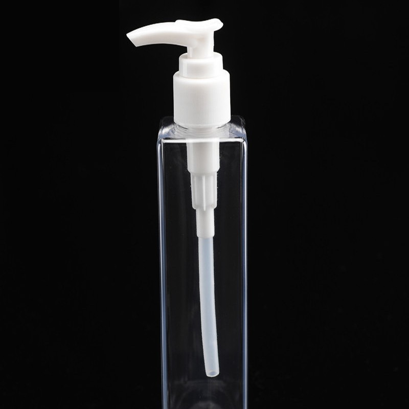 乳液瓶 批发按压式方形塑料瓶PET200ML便携式洗发水沐浴露洗手液