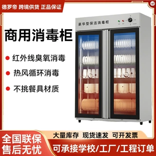 定制消毒柜商用双门大容量热风循环碗筷柜厨房食堂专用家用立式