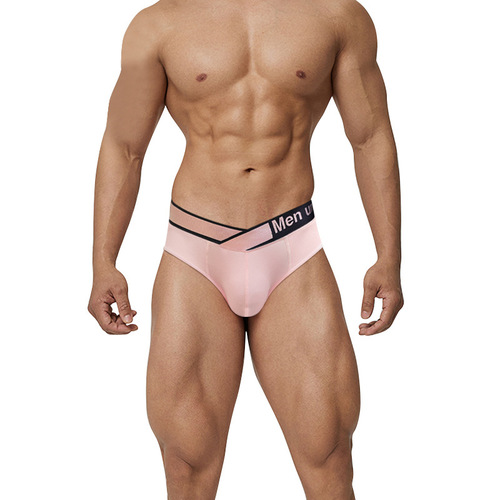 PUMP! Laser Waistband Set Men's Briefs Sexy Triangle Underwear Gradient Youth Comfort Low-Waist Underwear