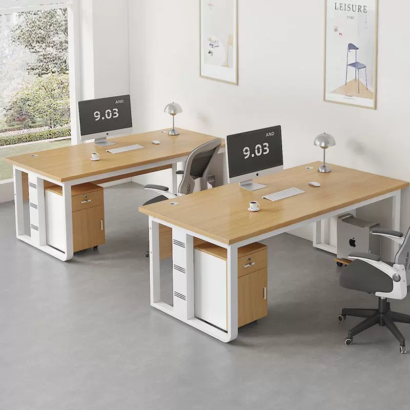 办公电脑桌单人桌办公室商用经理桌简约现代桌椅加厚老板桌大班台