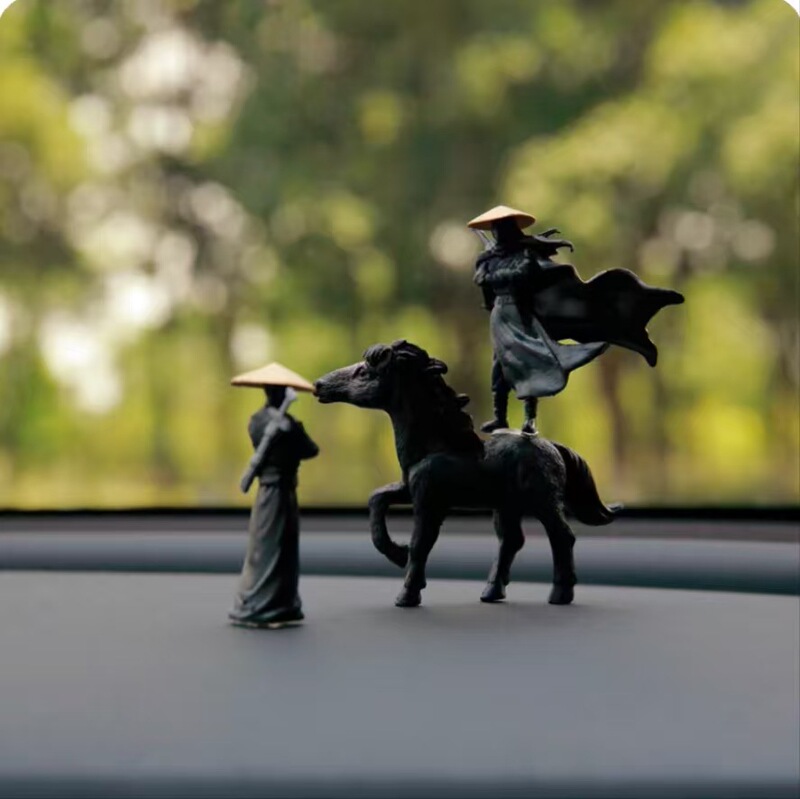 Ancient Guofeng Chivalrous Car Screen Decoration Car Central Control Display Car Cartoon Swordsman Rearview Mirror Decoration Ancient Guofeng Chivalrous Car Screen Decoration Car Central Control Display Car Cartoon Swordsman Rearview Mirror Decoration