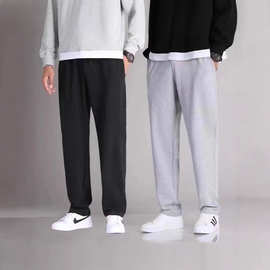 百搭休闲直筒裤男小脚裤2025秋款男裤子运动卫裤学生长裤宽松
