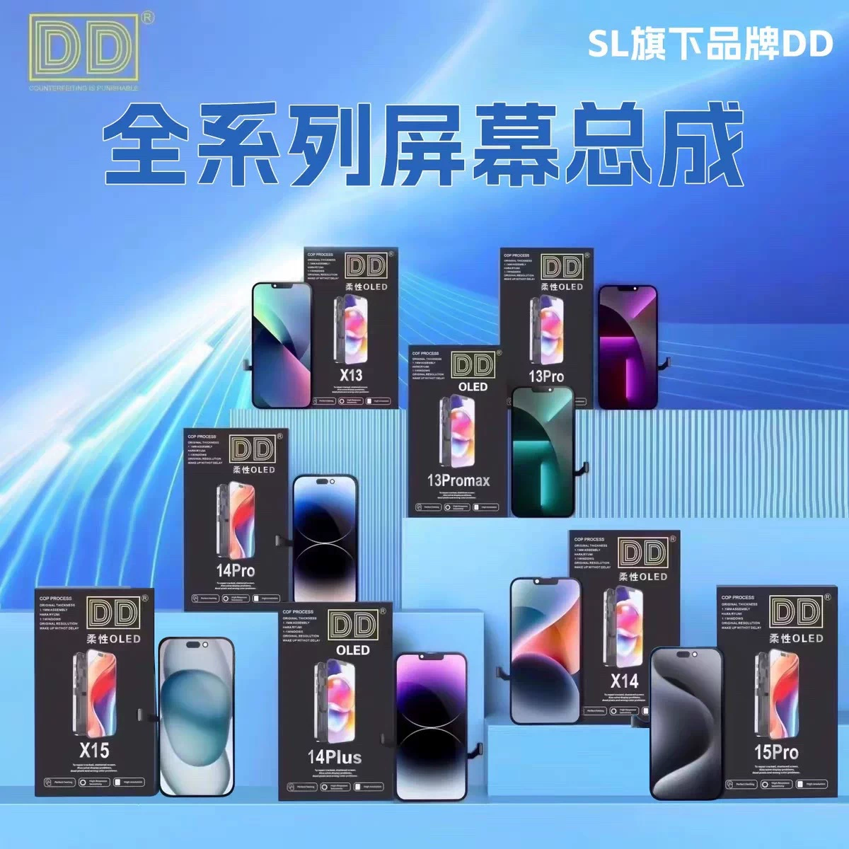 Apple, compatible mobile phone XS Max, iPhone16 Pro, screen, 14plus
