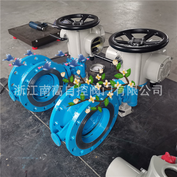 浙江南高供应D941H-16C电动蝶阀，法兰常压电动蝶阀，铸钢电动