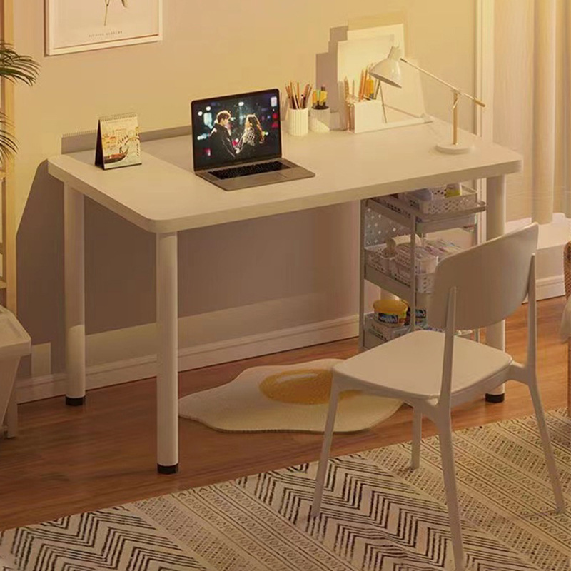 Mesa blanca, mesa de comedor pequeña para el hogar, mesa de maquillaje para niñas, escritorio sencillo para estudiantes, escritorio para computadora para dormitorio de casa de alquiler