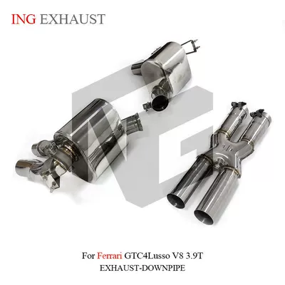 Exhaust pipe Lusso V8 3.9T stainless