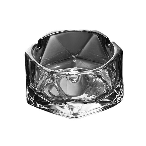 Creative glass elite trend fashionable big ashtray for office