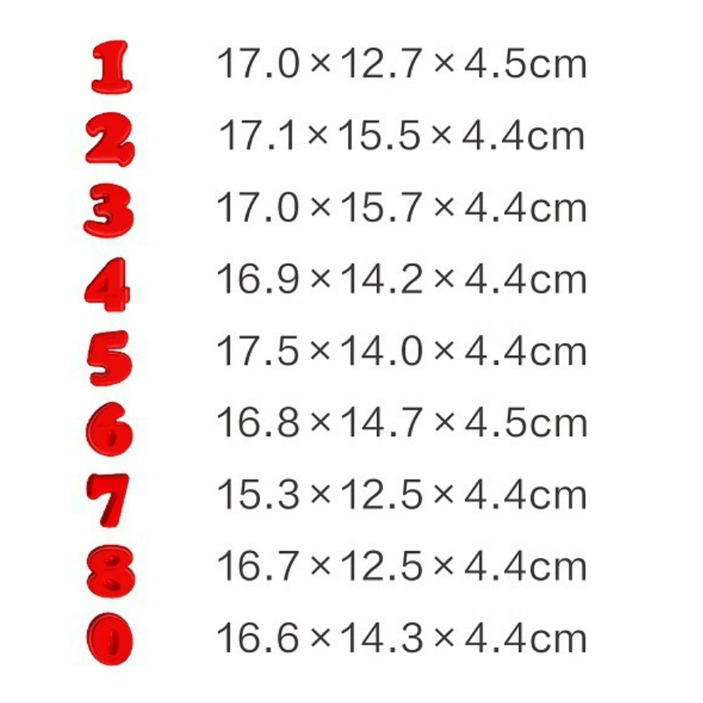 Силиконовая формочка 0-8 для теста, фруктов и прочего, рецепт выпечки 226