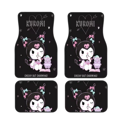 Avtomobil döşəmə paspasları | Bedroom Decoration Bedside Blanket Living - kuromi-car-floor-mats-imitation-cashmere-4060cm-single-pack
