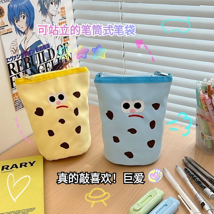 Новый стиль с высокой стоимостью ручки сумка-карандаш милый мультфильм креативный вертикальный набор канцелярских принадлежностей сумка для хранения студенческого цилиндра пенал