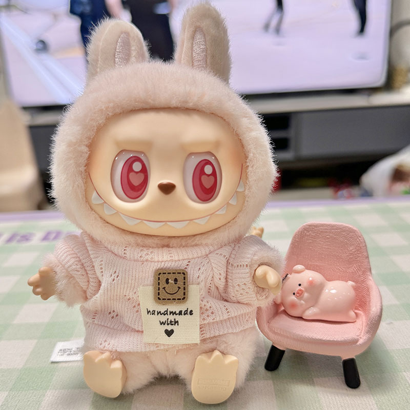 服のみ】第二世代ブラインドボックス ラブブ服 エポキシ樹脂製顔飾り ラブブ シットシットパーティーシリーズ ベビー服 可愛い|undefined